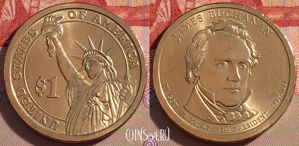 Монета США 1 доллар 2010 года, KM# 477, 271-089