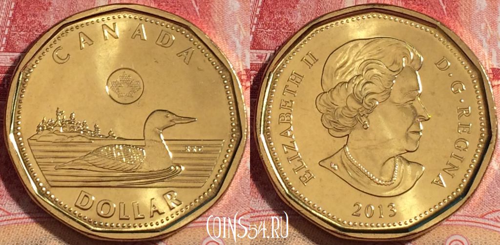 Монета Канада 1 доллар 2013 года, KM# 1255, 261-142