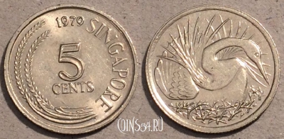Сингапур 5 центов 1979 года, КМ# 2, 107-060