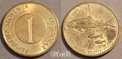 Словения 1 толар 1997 года, КМ 4, 107-085