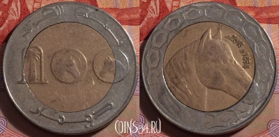 Алжир 100 динаров 2013 года, KM# 132, 102b-031 ♛