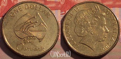 Австралия 1 доллар 2002 года, KM# 600, 108c-065