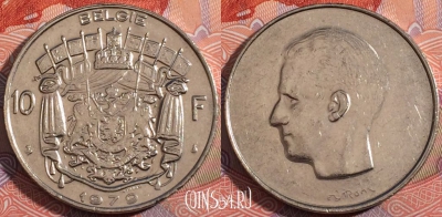Бельгия 10 франков 1979 года, KM# 156, a140-060