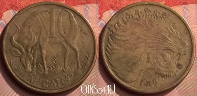 Эфиопия 10 центов 2008 года, KM# 45.3, 417-141