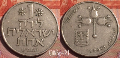 Израиль 1 лира 1969 года, KM# 47, 260a-007