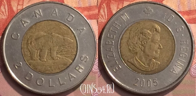 Канада 2 доллара 2005 года, KM# 496, 060o-083