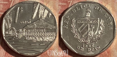 Куба 1 песо 1998 года, KM# 579, 150p-119