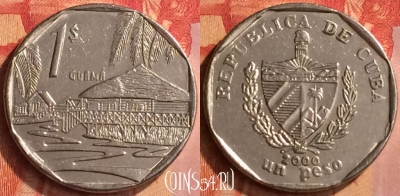 Куба 1 песо 2000 года, KM# 579, 072n-098