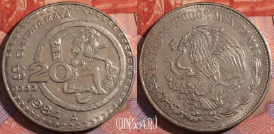 Мексика 20 песо 1980 года, KM# 486, a096-074