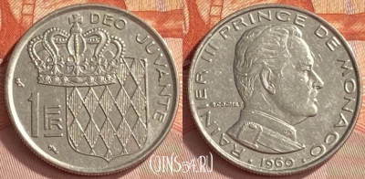 Монако 1 франк 1960 года, KM# 140, 407o-058 ♛