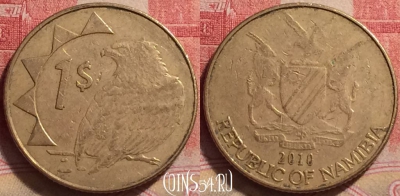 Намибия 1 доллар 2010 года, KM# 4, 238j-019