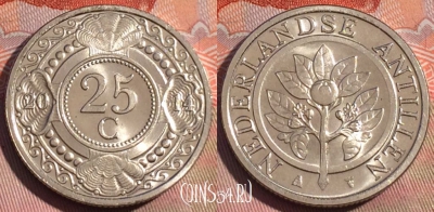 Антильские острова 25 центов 2014 года, 262a-131