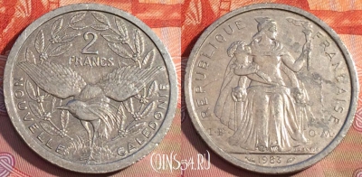Новая Каледония 2 франка 1983 года, КМ# 14, 231a-004
