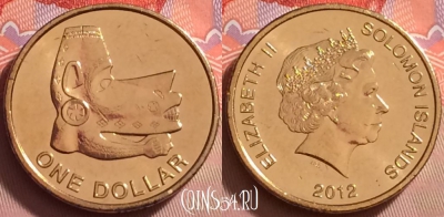 Соломоновы Острова 1 доллар 2012 г., KM# 238, 121j-093