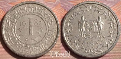 Суринам 1 цент 1982 года, KM# 11a, 288c-076
