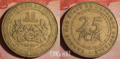 Центральная Африка 25 франков 2006 года, 150f-020
