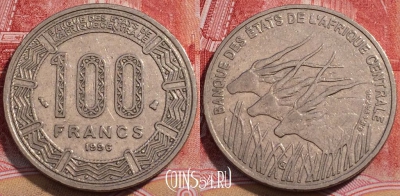 Центральная Африка 100 франков 1996 года, KM# 13