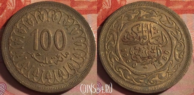 Тунис 100 миллимов 1960 года, KM# 309, 120b-033