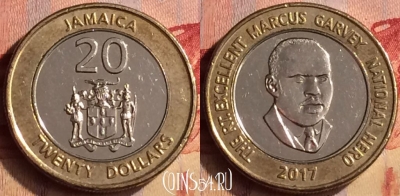 Ямайка 20 долларов 2017 года, 403-001