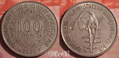 Западная Африка 100 франков 1970 года, KM# 4, 055i-161