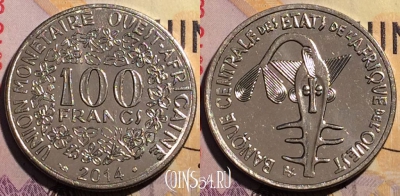 Западная Африка 100 франков 2014 года, 192a-043