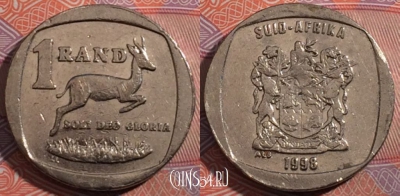 ЮАР 1 ранд 1998 года, KM# 164, 182-064
