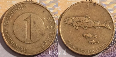 Словения 1 толар 1995 года, KM# 4, 192-092