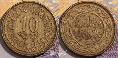 Тунис 10 миллимов 1997 года, KM# 306, 196-010