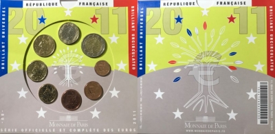 Франция официальный набор 2011 года, BU, 401n-106 ♛