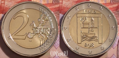 Мальта 2 евро 2018 года, UNC, 267-089