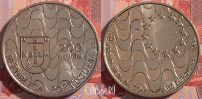 Португалия 200 эскудо 1992 года, KM# 663, 273-117
