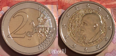 Греция 2 евро 2016 года, Димитрий Митропулос, UNC, 273-143
