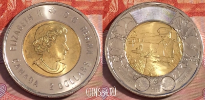 Канада 2 доллара 2015 года, KM# 1854, UNC, 275-125