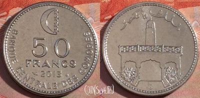 Коморские острова 50 франков 2013 года, UNC, 278-028
