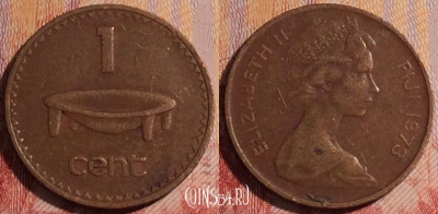 Фиджи 1 цент 1973 года, KM# 27, 281-047