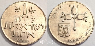 Израиль 1 лира 1979 год (ט