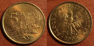 Польша 5 грош 2006, 41-075