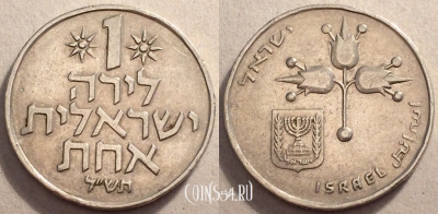 Израиль 1 лира 1970 года, см. сост., 84-011a