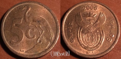 ЮАР 5 центов 2006 года, 47-188