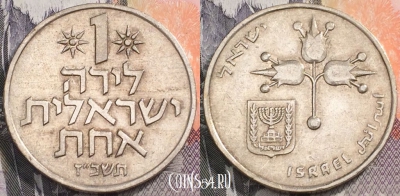 Израиль 1 лира 1977 (ז
