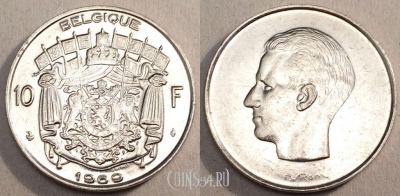 Бельгия 10 франков 1969 года, см. состояние, 85-067a