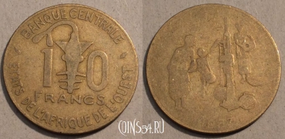 Западная Африка (BCEAO) 10 франков 1987 года, 107-084