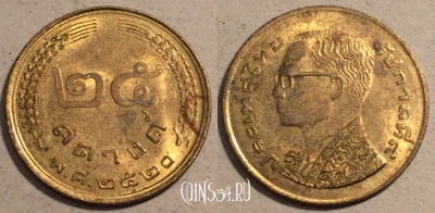 Таиланд 25 сатангов 1977 года (๒๕๒๐), Y# 109, 107-125
