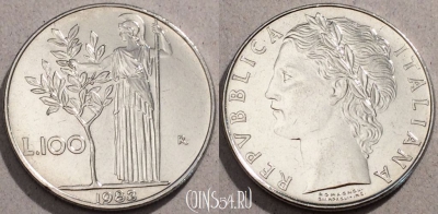 Италия 100 лир 1983 года, KM# 96.1, 92-138