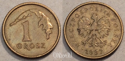 Польша 1 грош 1997 года, Y# 276, 97-007