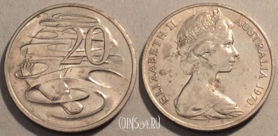 Австралия 20 центов 1973 года, KM# 66, 99-101