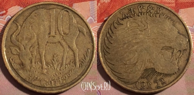 Эфиопия 10 центов 2006 года, KM# 45.3, a111-126