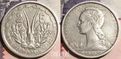 Французская Западная Африка 2 франка 1948 года, a070-042