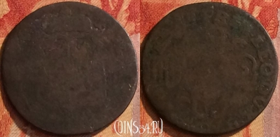 Льеж Бельгия 1 лиард 1751 года, KM# 155, 154o-076