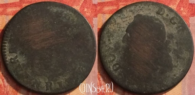 Франция 1 соль 1777-1791 гг., KM# 578, 160o-021